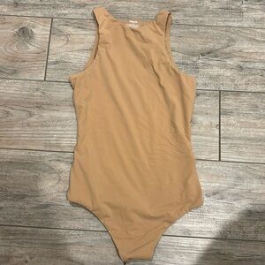 SKIMS High Neck Body Suit Thong XS